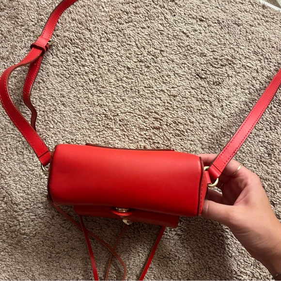 Rebecca Minkoff Red Mini Leather Bag - Picture 6 of 11